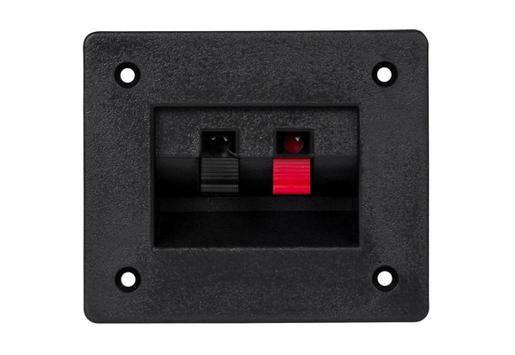 Vierkante luidsprekerterminal | Veerbelast | 92 x 78 mm