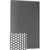 Formed Metal Grill Pair with 8mm Round Holes | 711.2 x 457.2 x 25.4 mm