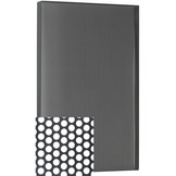 Formed Metal Grill Pair | 8 mm Round Holes | 57,2  x 76,2 x 2,5 cm