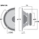 SPH-176 High-quality hi-fi bass-midrange speaker 6.75"