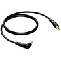 Jack 3.5 mm straight -Jack 3.5 mm angled cable