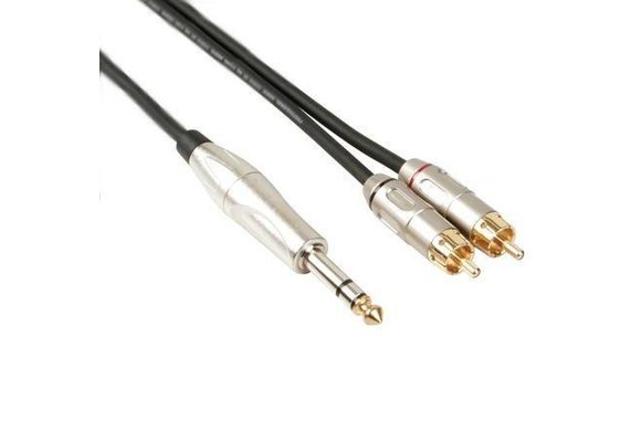 Jack 6.3 mm - RCA Tulpenkabel