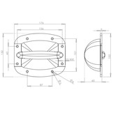 Plastic Bar Speaker Cabinet Handle