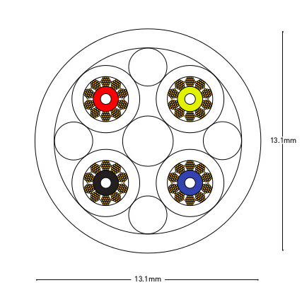 Performance XT25 2x2.5mm2 Bi-Wire met X-Tube™ Technology per meter