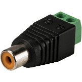 RCA Female to Screw Terminal Connector