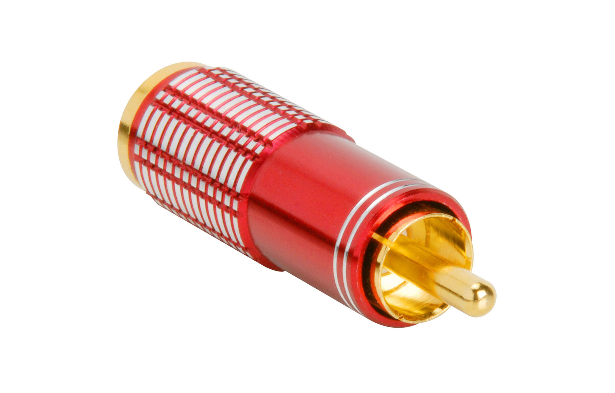 Order the Gold RCA Super Plug Connector Red 8mm Cable Entry SoundImports