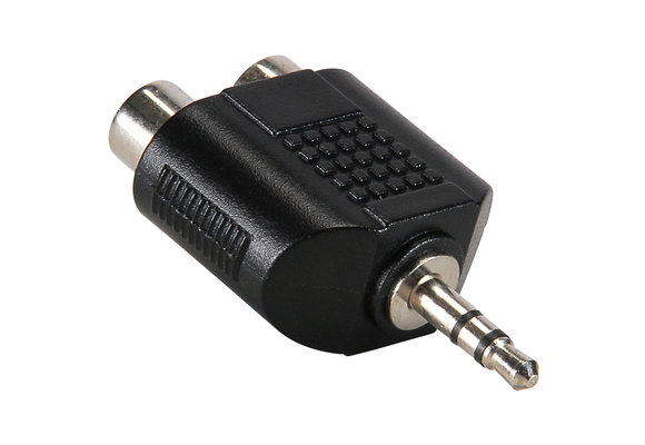 3.5mm Stereo Plug To Dual RCA Jack Adapter