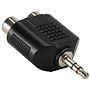 3.5mm Stereo Plug To Dual RCA Jack Adapter