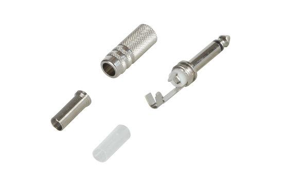 6,35-mm-Mono-Klinkenstecker Metall