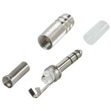 6,35 mm stereo Phone plug metaal