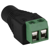 2,5 x 5,5 mm DC Power Jack naar schroefaansluiting