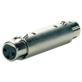 XLR female/female koppelstuk