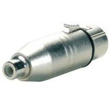 Adapter XLR-Buchse auf Cinch-Buchse