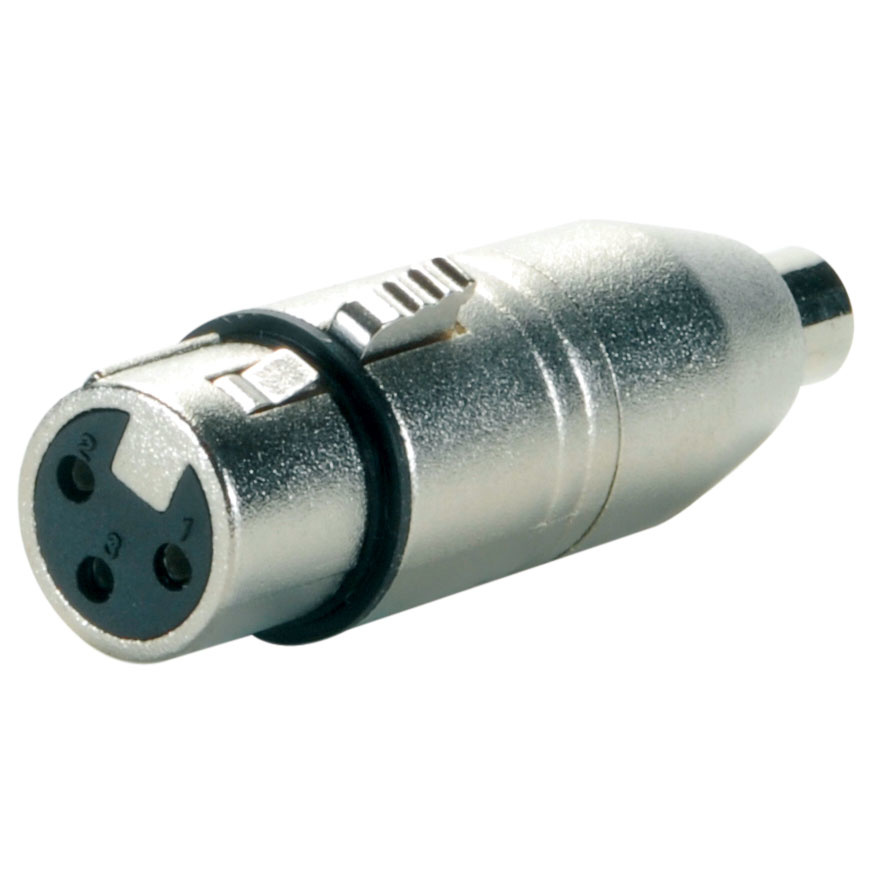 Adapter XLR Female naar RCA Female
