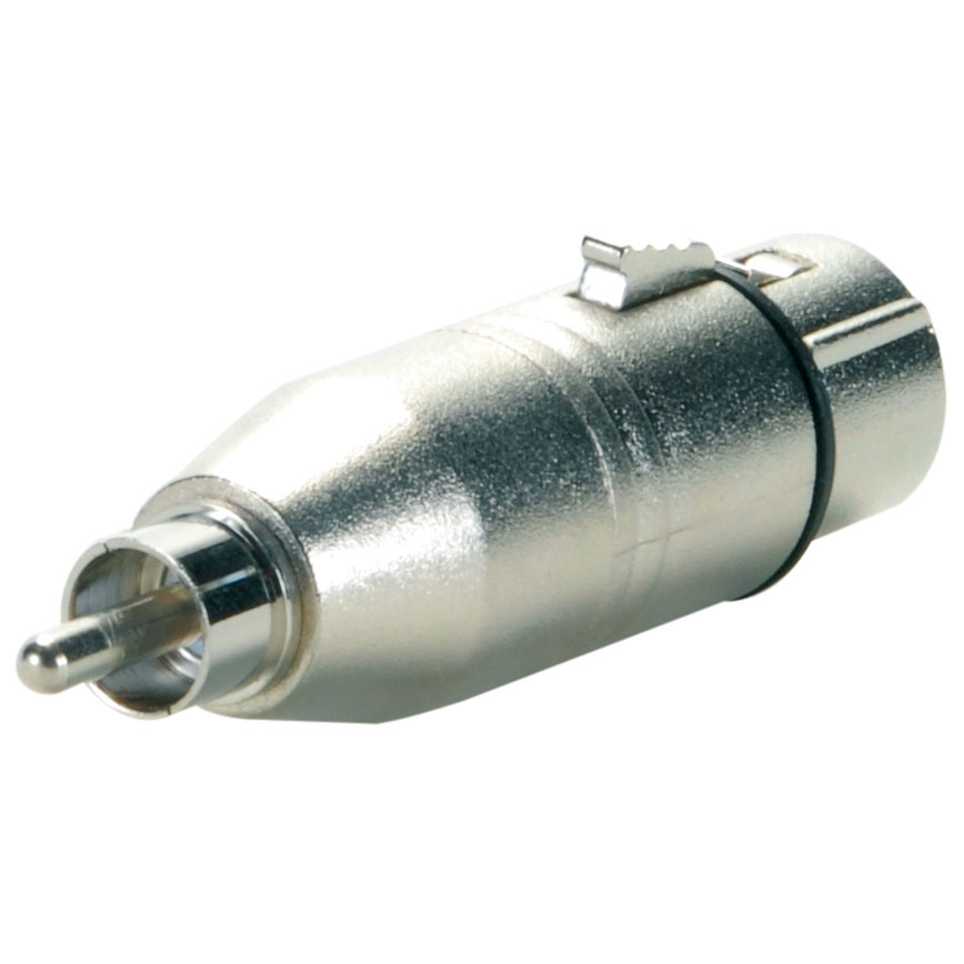 XLR Female to RCA Male Adapter