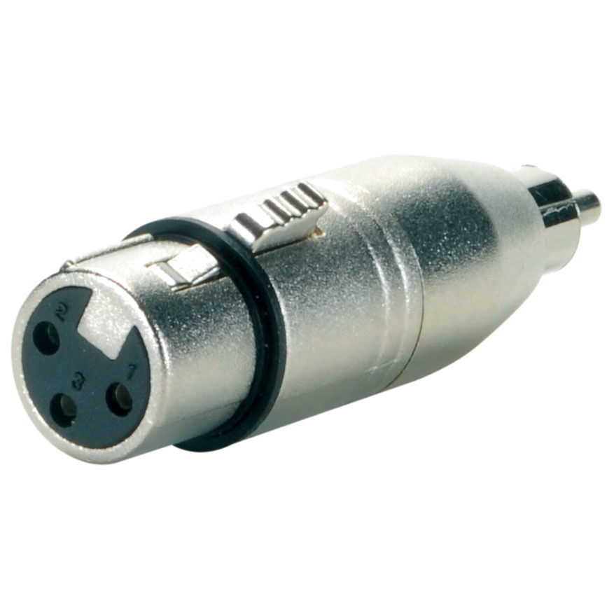 XLR Female naar RCA Male Adapter