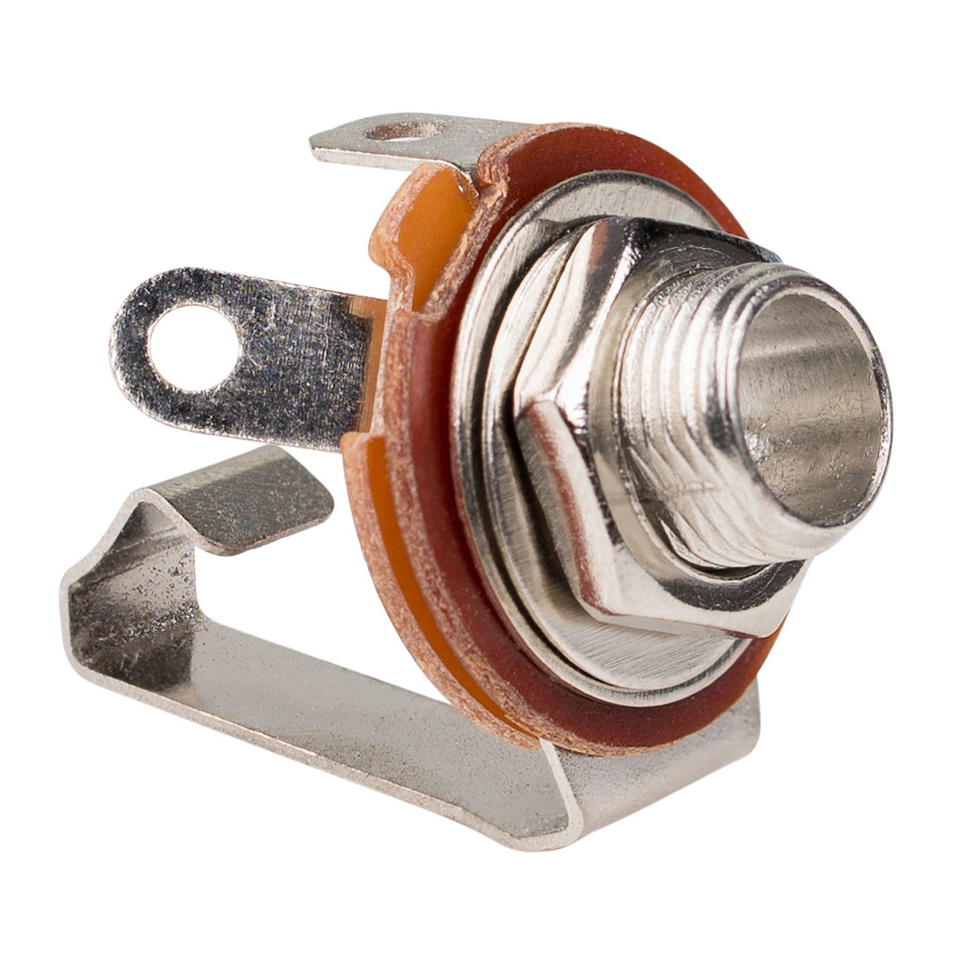 6,35 mm mono phoneplug met chassismontage