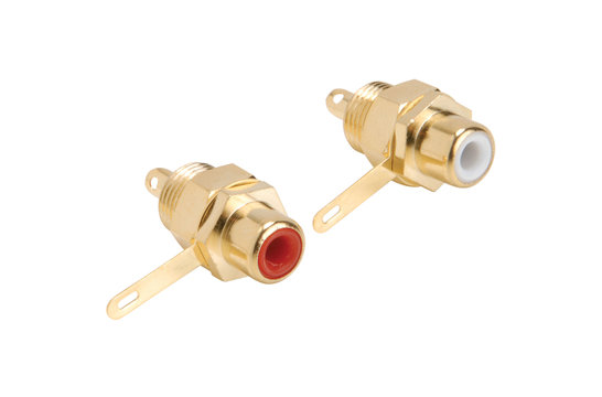 Gold RCA Jack Solder Type