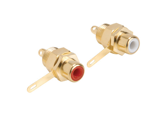 Gouden soldeerbare RCA Jack