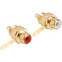 Gold RCA Jack Solder Type