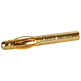 Gold 16-12 AWG Solder Type Banana Plug