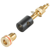 Gold-plated Binding Post Banana Jack 2 Pair