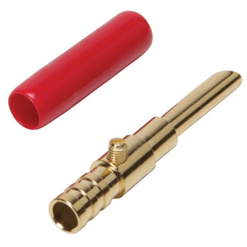 Vergulde banaanstekkers met schroef 14-8 AWG