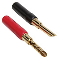 Gold Plated Screw Type Banana Plugs 14-8 AWG