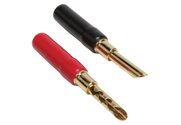 Vergulde banaanstekkers met schroef 14-8 AWG