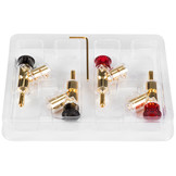 Angled Locking Stacking Banana Plugs