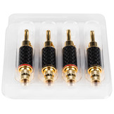 Expanding Banana Plugs  2 Pairs