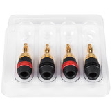 Compression Style Banana Plugs 2 Pairs