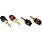 Banaanstekker met schroefbevestiging 2 paar