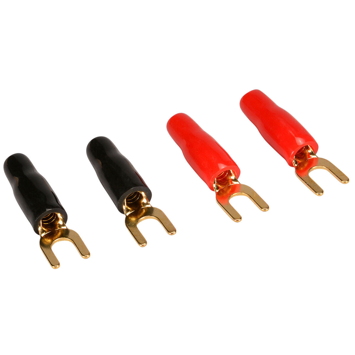 Gold Spades 14-12 AWG #8 2 Pair