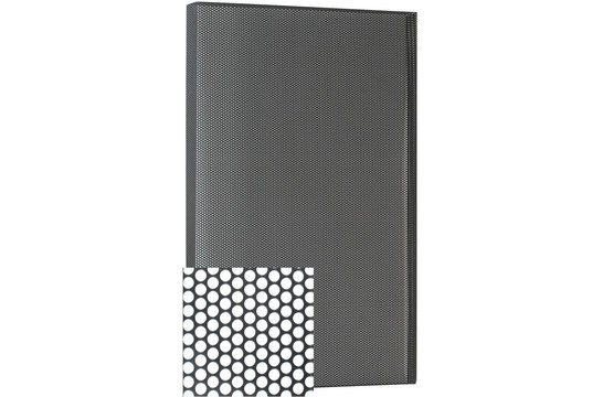 Flat Metal Grill Pair with 6mm Round Holes | 558.8 x 762 mm