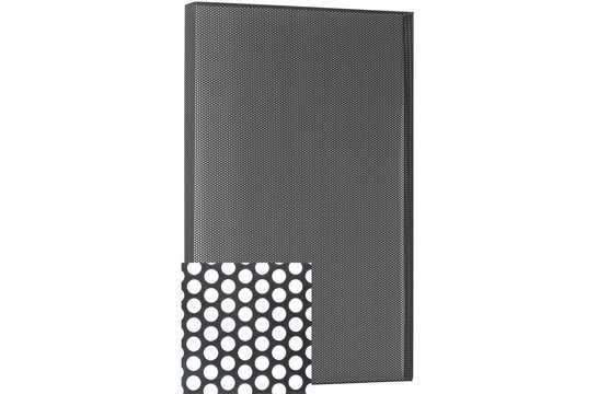 Flat Metal Grill Pair with 8mm Round Holes | 558.8 x 762 mm