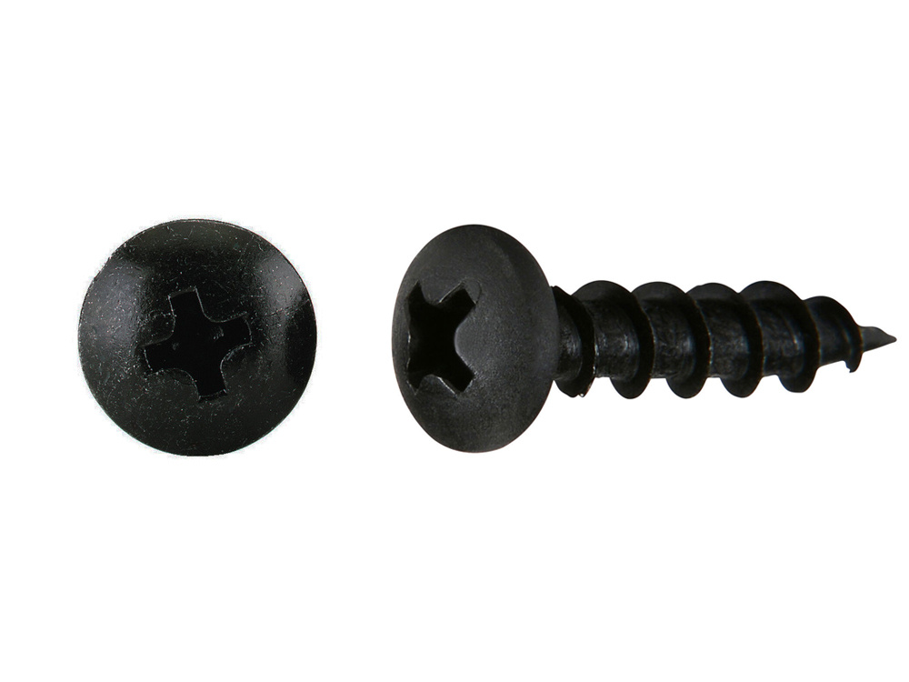 4.2 mm x 19.1 mm Deep Thread Pan Head Screw Black