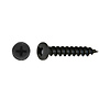 Deep Thread Pan Head Screw Black | 3.3 mm x 25.4 mm