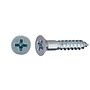 2.8 mm x 15.9 mm Flat Head Wood Screw Zinc