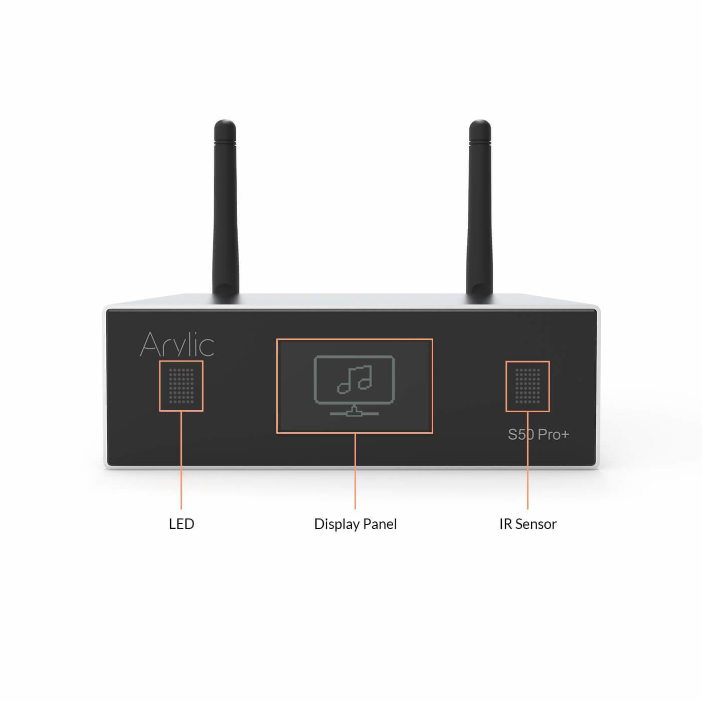 S50 Pro+ WiFi & aptX HD-voorversterker DAC multiroom