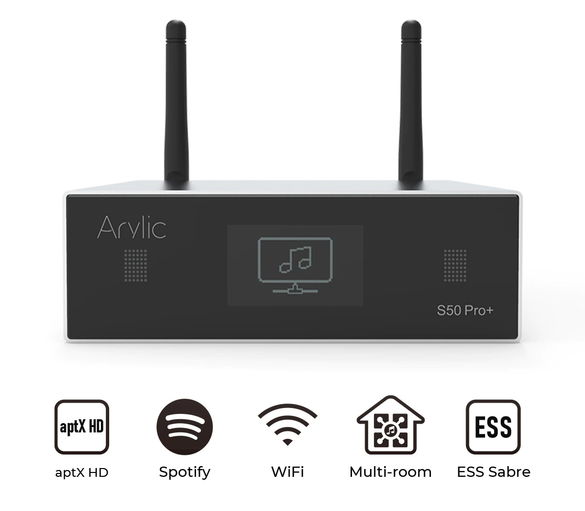 S50 Pro+ WiFi & aptX HD Preamplifier With Dac And Multiroom Support