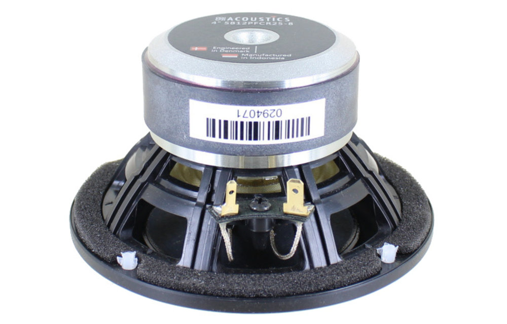 SB12PFCR25-8 4" Papiermembran-Bass-Mitteltieftöner 8 Ohm