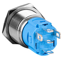 SPDT 16mm Waterproof Raised Push Button Switch