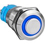 SPST N.O. 12mm Waterproof Raised Push Button Switch