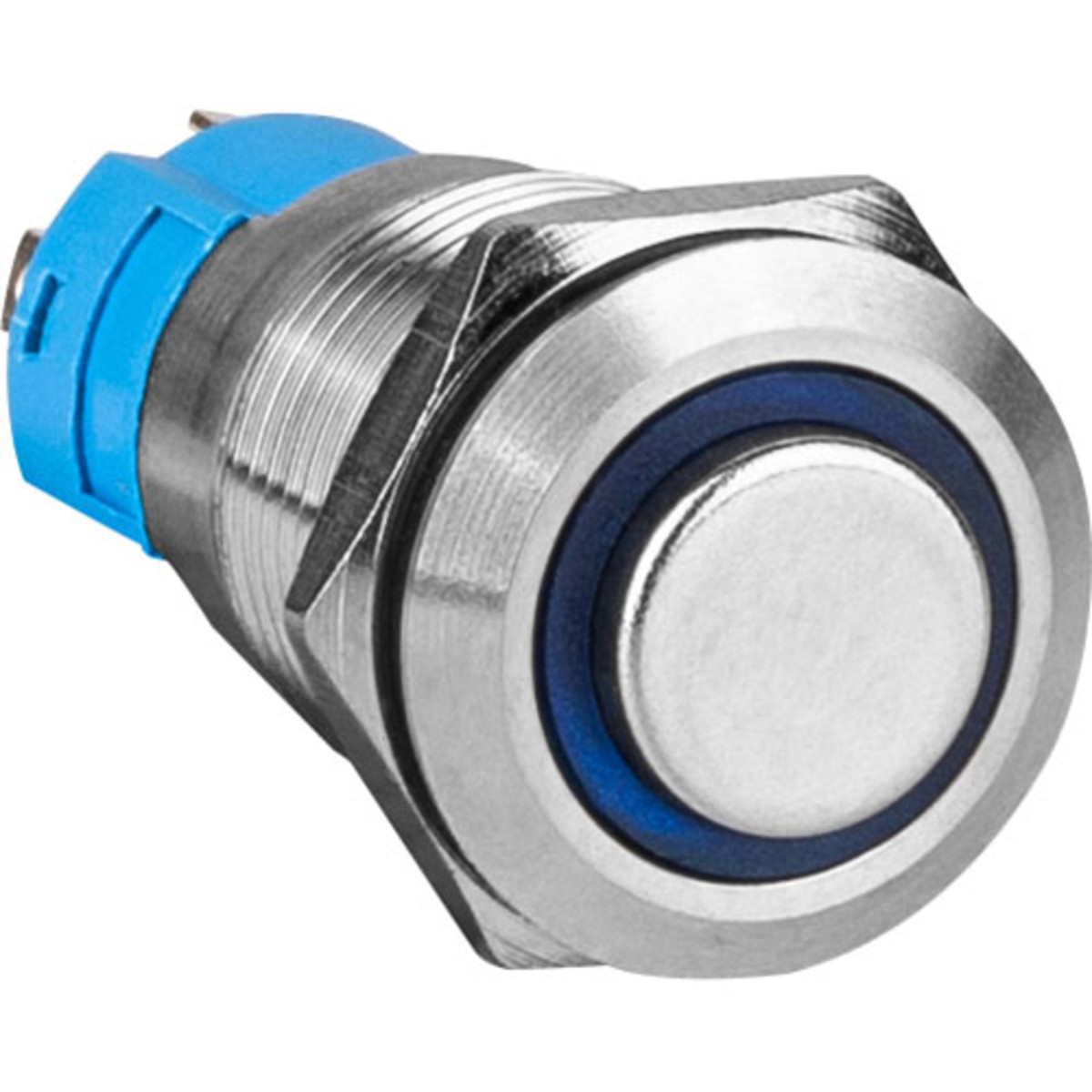 SPST N.O. 12mm Waterproof Raised Push Button Switch