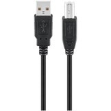 USB A naar USB B - 2.0  Kabel