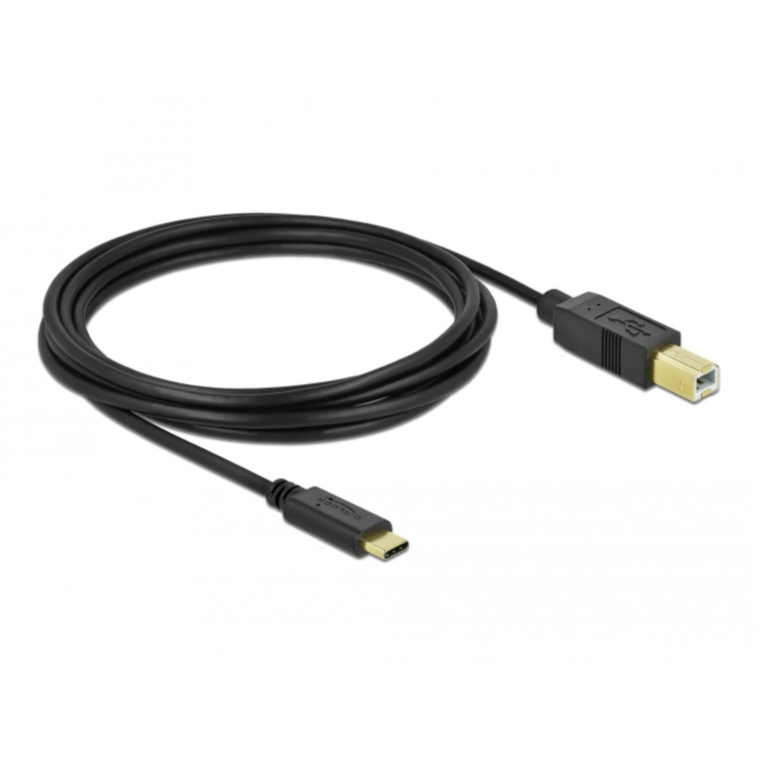 USB C to USB B Cable - 2.0