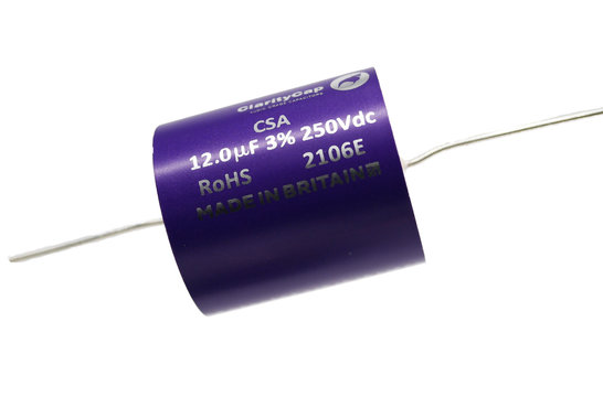 CSA12uH250Vdc | 12 µF | 3% | CSA 250V Kondensator