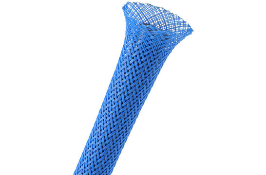 12,7 mm rekbare kous | 7,5 meter | neon blauw
