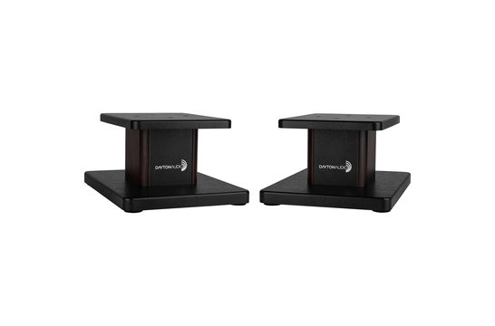 SSWB6 speaker stand pair with wooden base